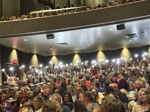 audience pan in the Mark Smith concert hall
